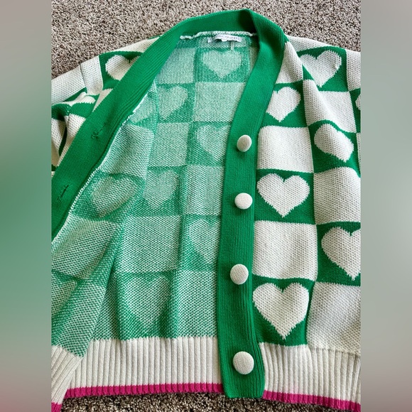 English Factory Heart Pattern Sweater - Picture 6 of 8